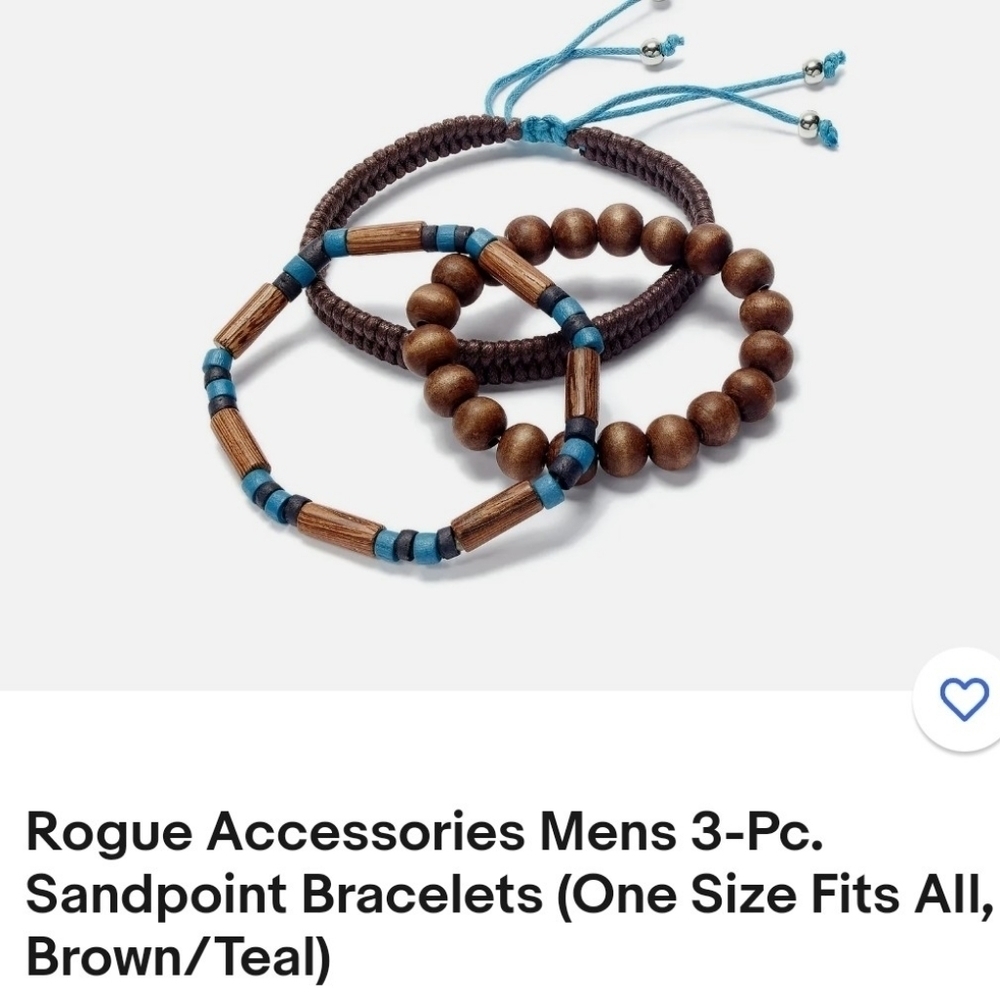 🏀NWT SET OF THREE BRACELETS
